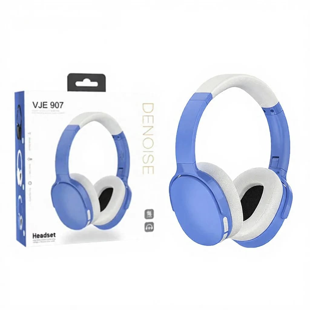 Brezžične Bluetooth slušalke čez uho s tremi EQ načini in mikrofonom
