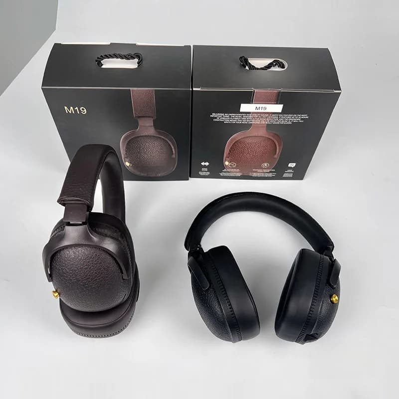 Retro brezžične Bluetooth slušalke s stereo zvokom in mikrofonom