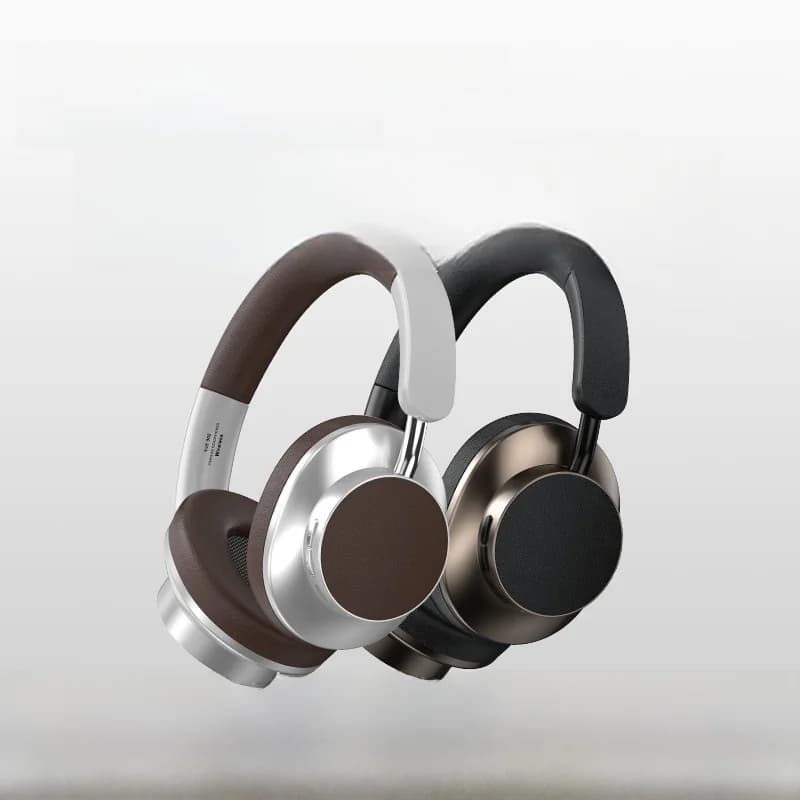 Retro brezžične slušalke z Bluetooth, FM radiem in režo za TF kartico