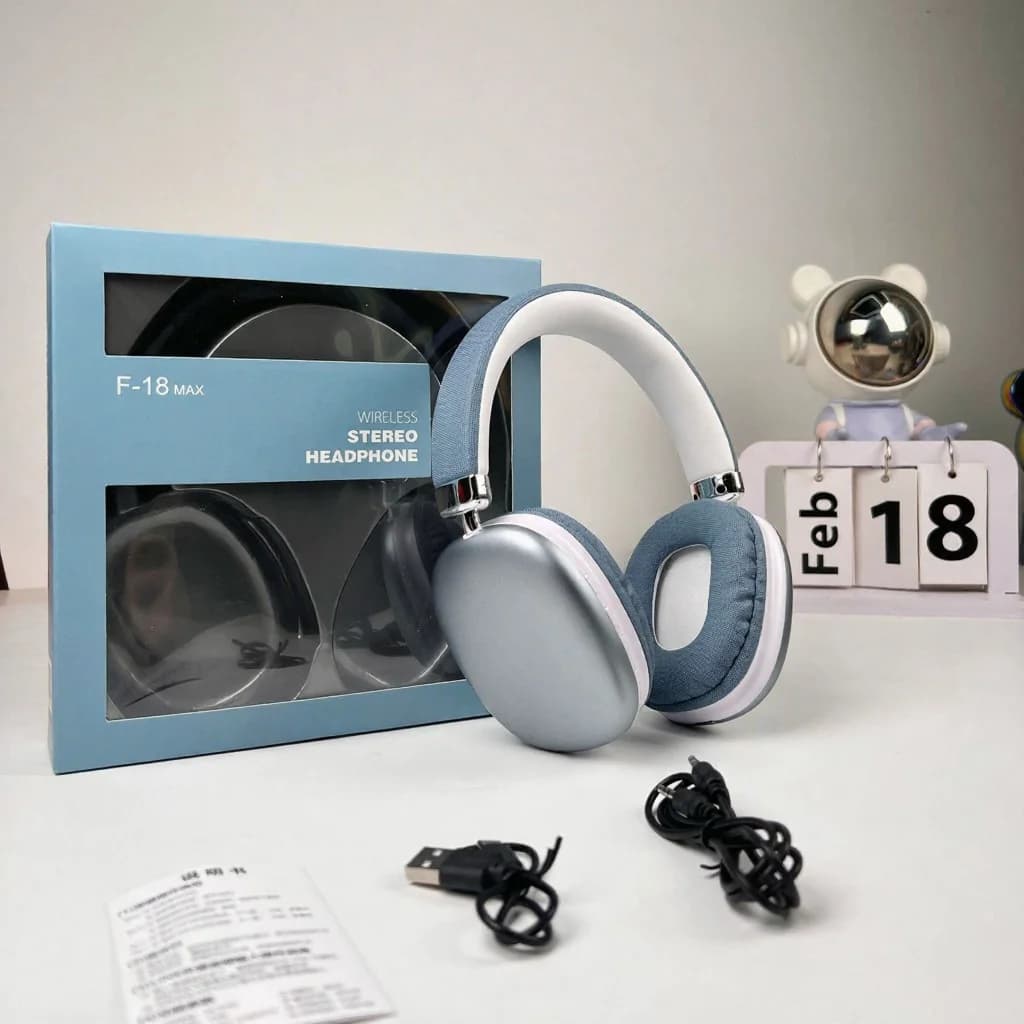 Brezžične nadušesne slušalke z Bluetooth 5.4 in dolgo avtonomijo