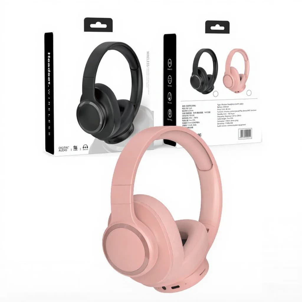 Brezžične slušalke čez uho z dolgo življenjsko dobo baterije in Bluetoothom 5.4