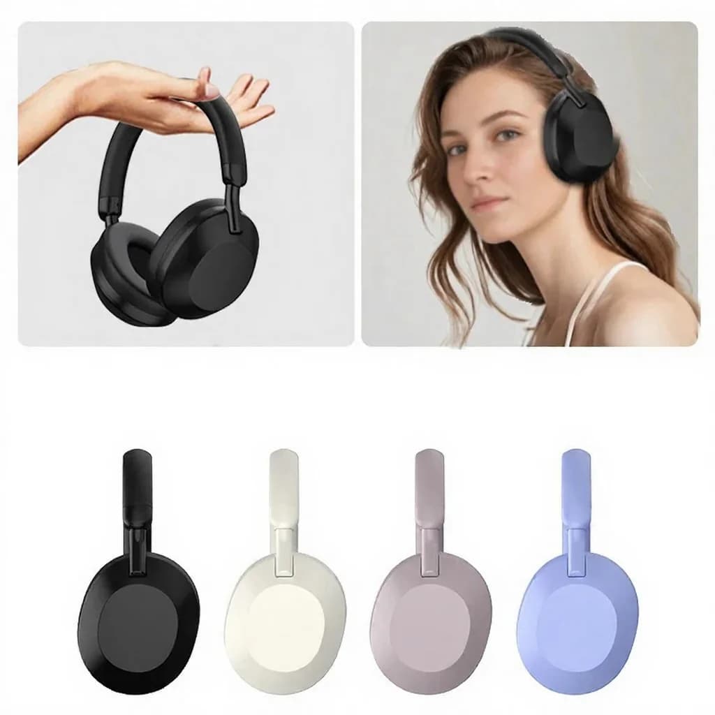 ANC brezžične Bluetooth slušalke z aktivnim preglasovanjem hrupa