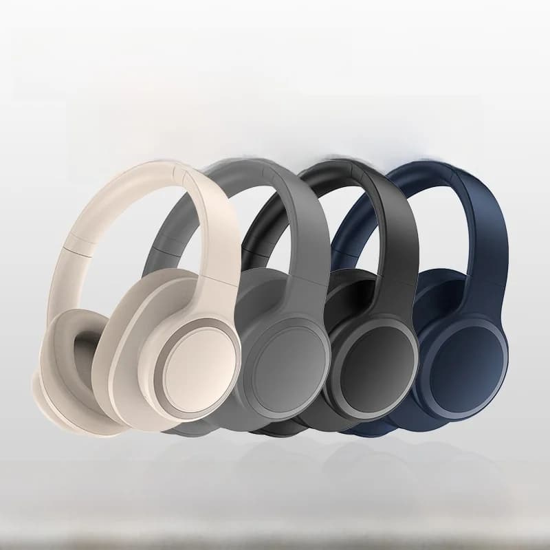 Over-Ear Bluetooth Headphones with Active Noise Cancelling and Mic