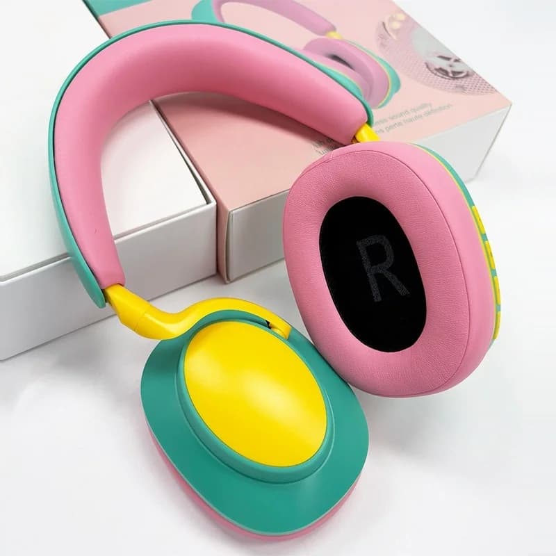 Brezžične Bluetooth slušalke čez uho z mikrofonom, FM radiem, Type-C