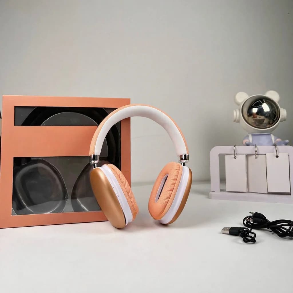 Brezžične nadušesne slušalke z Bluetooth 5.4 in dolgo avtonomijo