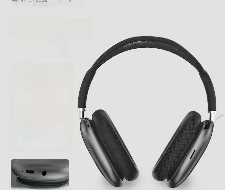 Slušalke Bluetooth 5.4 čez uho z rotacijskim gumbom in FM radijem