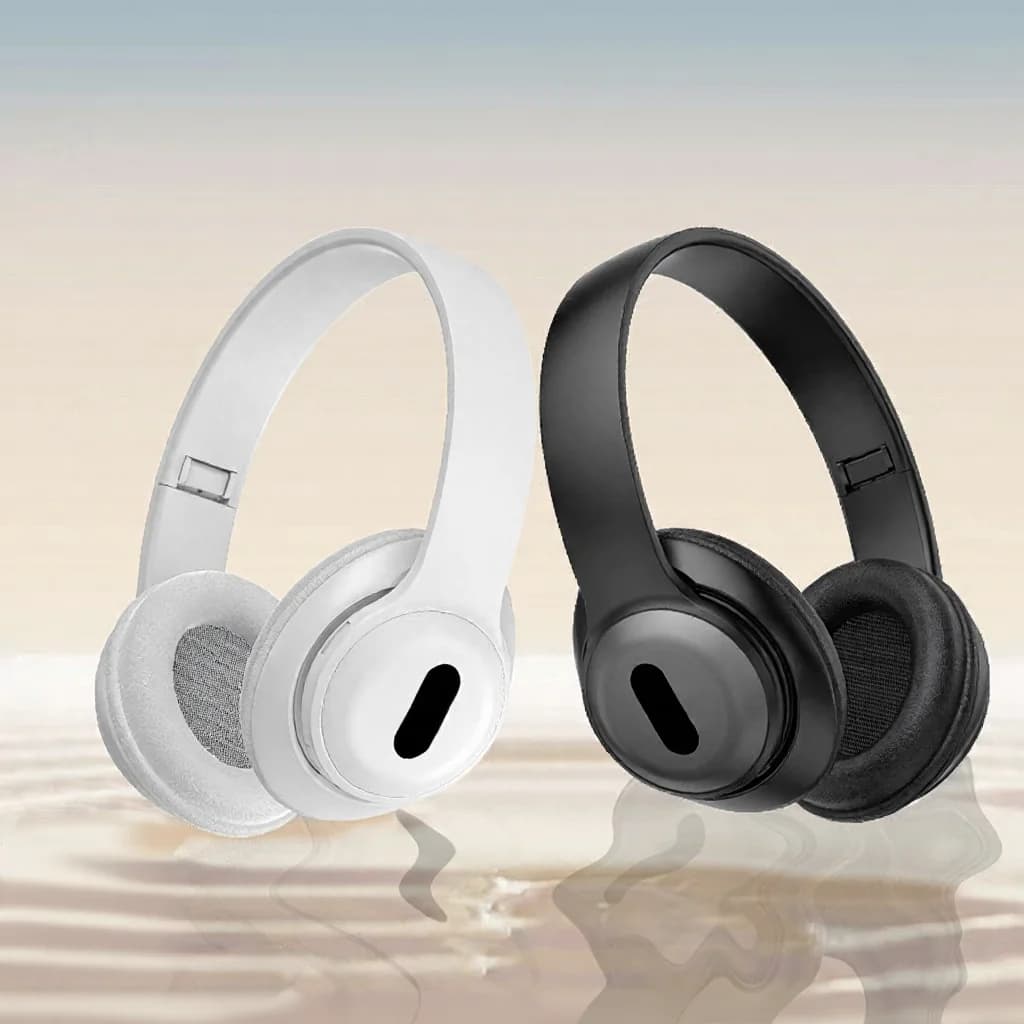 Brezžične naglavne Bluetooth slušalke s FM radiem in režo za TF kartico