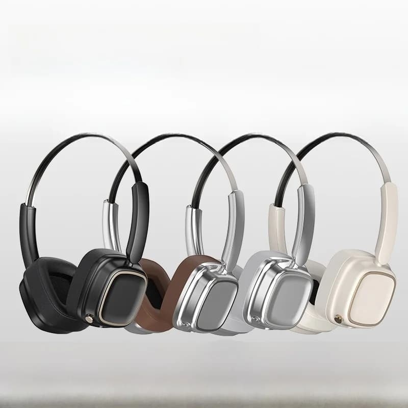 Retro brezžične slušalke Bluetooth 5.4 stereo glasba in klici