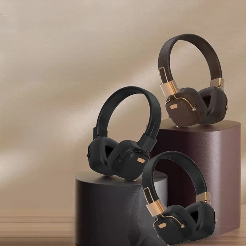 Retro Bluetooth slušalke z EQ načini in zložljivo zasnovo
