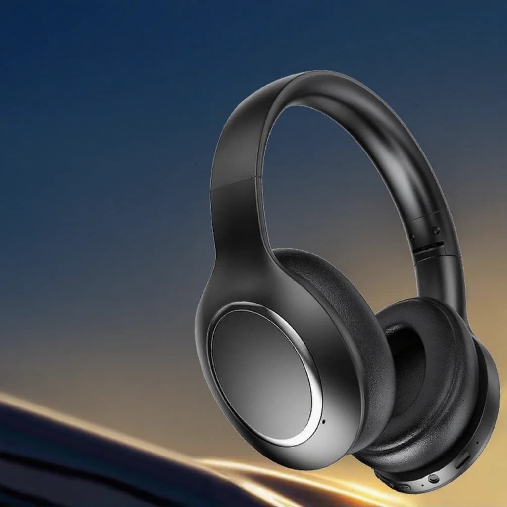 Over-Ear Bluetooth Headphones with Active Noise Cancelling and Long Battery Life