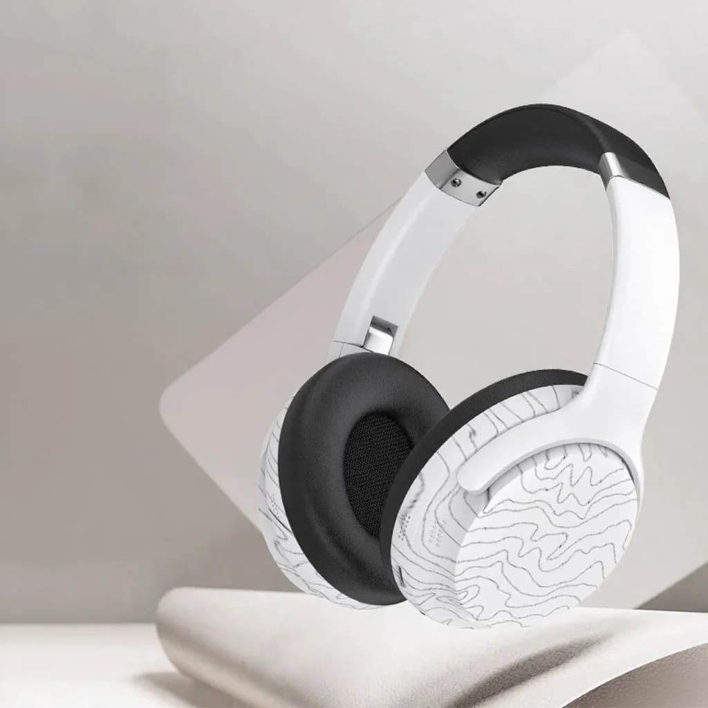 Wireless Bluetooth Over-Ear Headphones with Multi-EQ and Long Battery Life