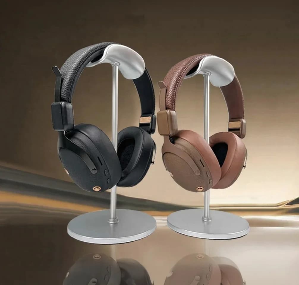 Retro brezžične slušalke prek ušes z Bluetooth 5.4 in dolgo avtonomijo