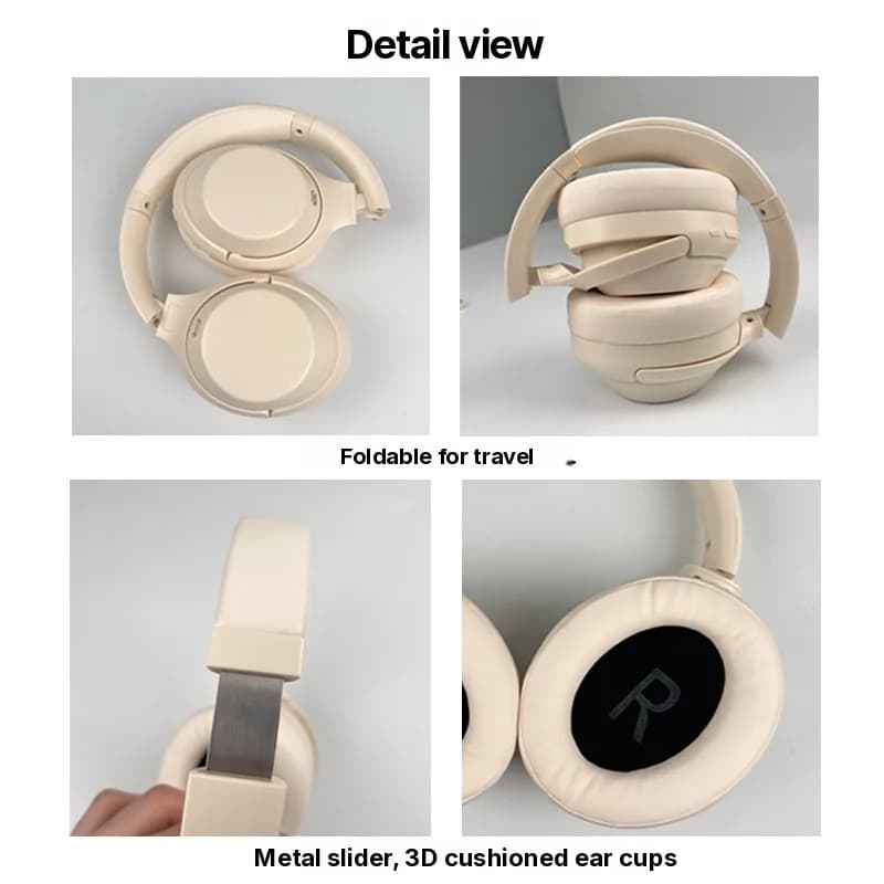 Brezžične Bluetooth slušalke čez uho z aktivnim odstranjevanjem hrupa
