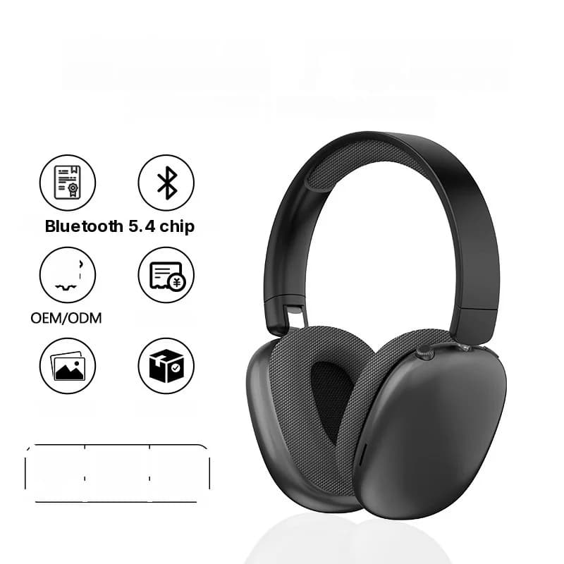 Brezžične naglavne Bluetooth slušalke s FM radiem in režo za TF kartico