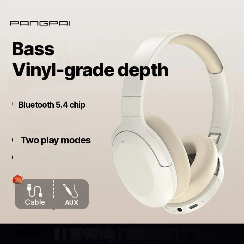 Brezžične Bluetooth slušalke čez uho z nizko zakasnitvijo in dolgo avtonomijo