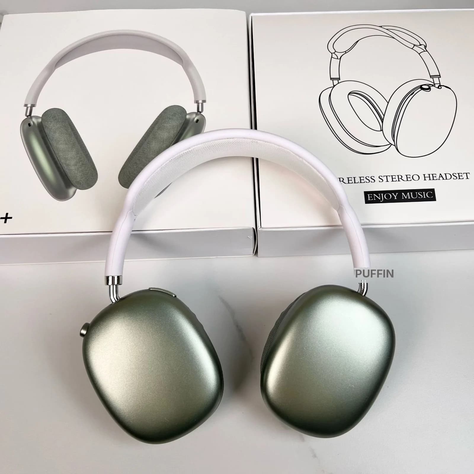 Brezžične Bluetooth slušalke z FM radijem in režo za TF kartico