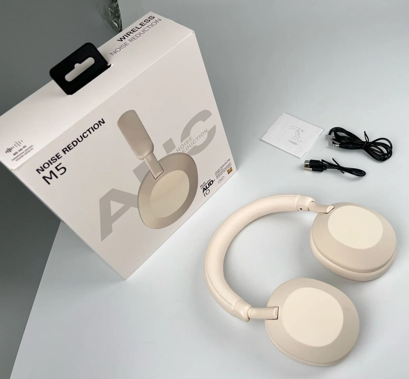 ANC brezžične Bluetooth slušalke z aktivnim preglasovanjem hrupa