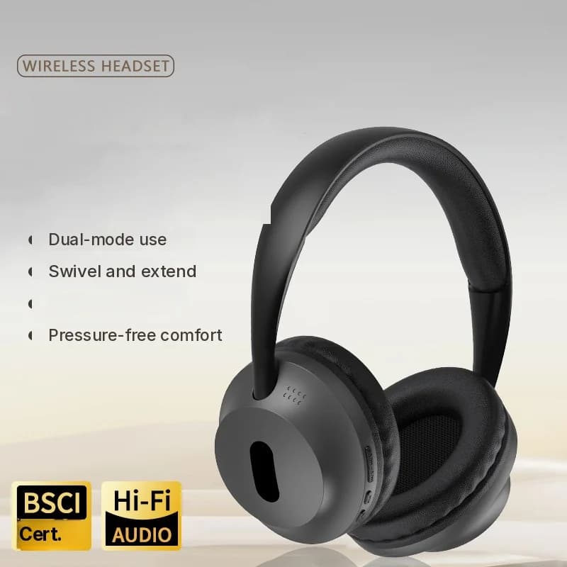 Brezžične Bluetooth nadušesne slušalke z mikrofonom in 3,5-mm avdio kablom