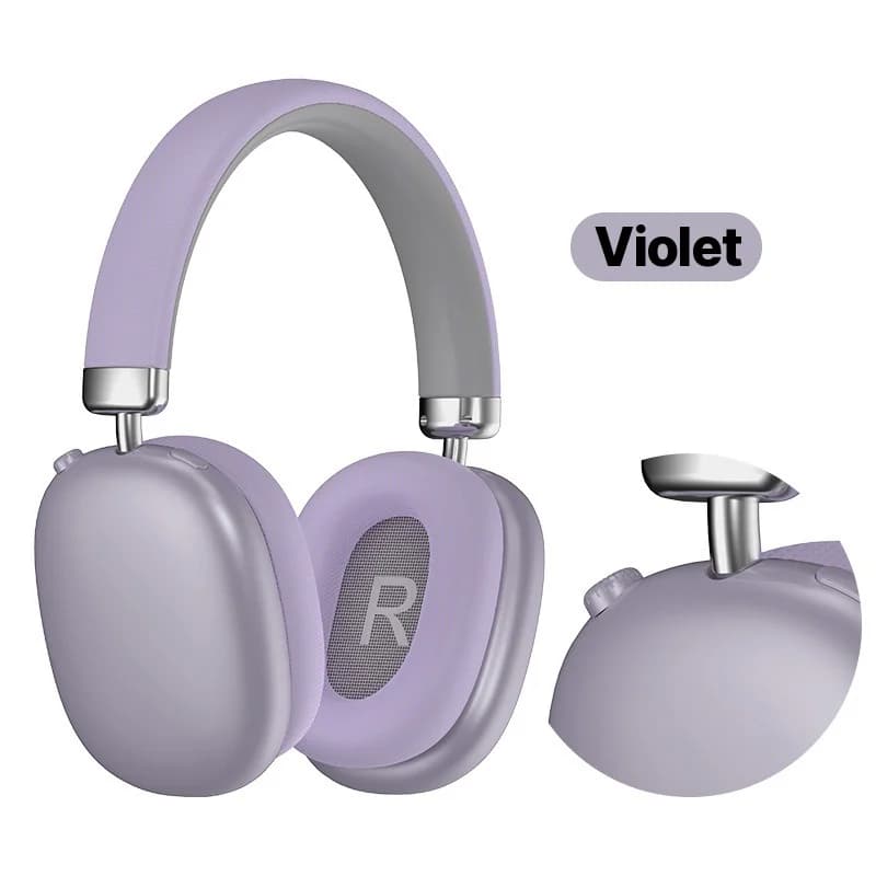 Brezžične slušalke prek ušes Bluetooth 5.4 dolga avtonomija zložljive