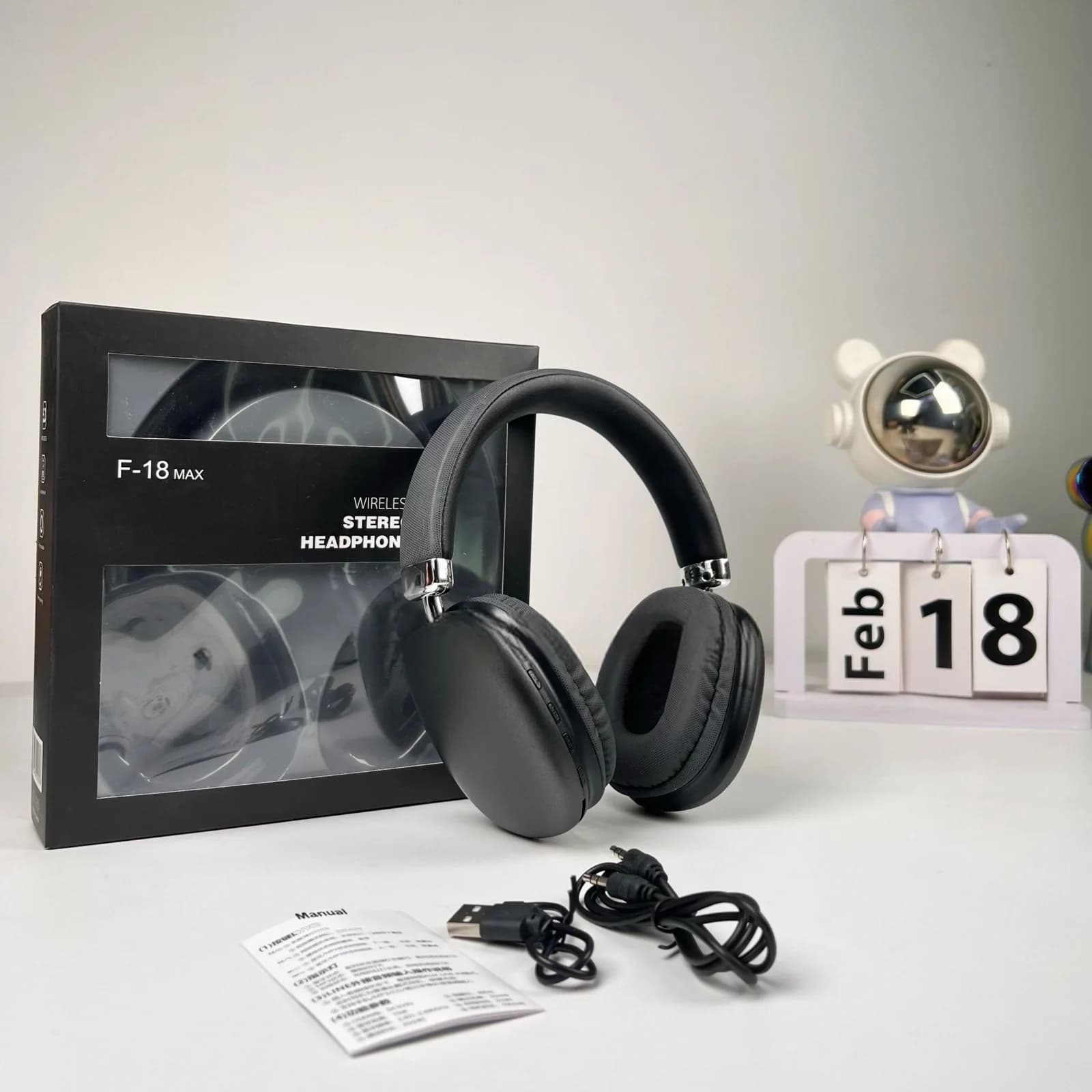 Brezžične nadušesne slušalke z Bluetooth 5.4 in dolgo avtonomijo