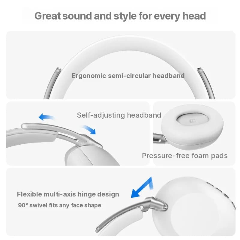 Nadošesne brezžične Bluetooth slušalke z aktivnim odpravljanjem hrupa