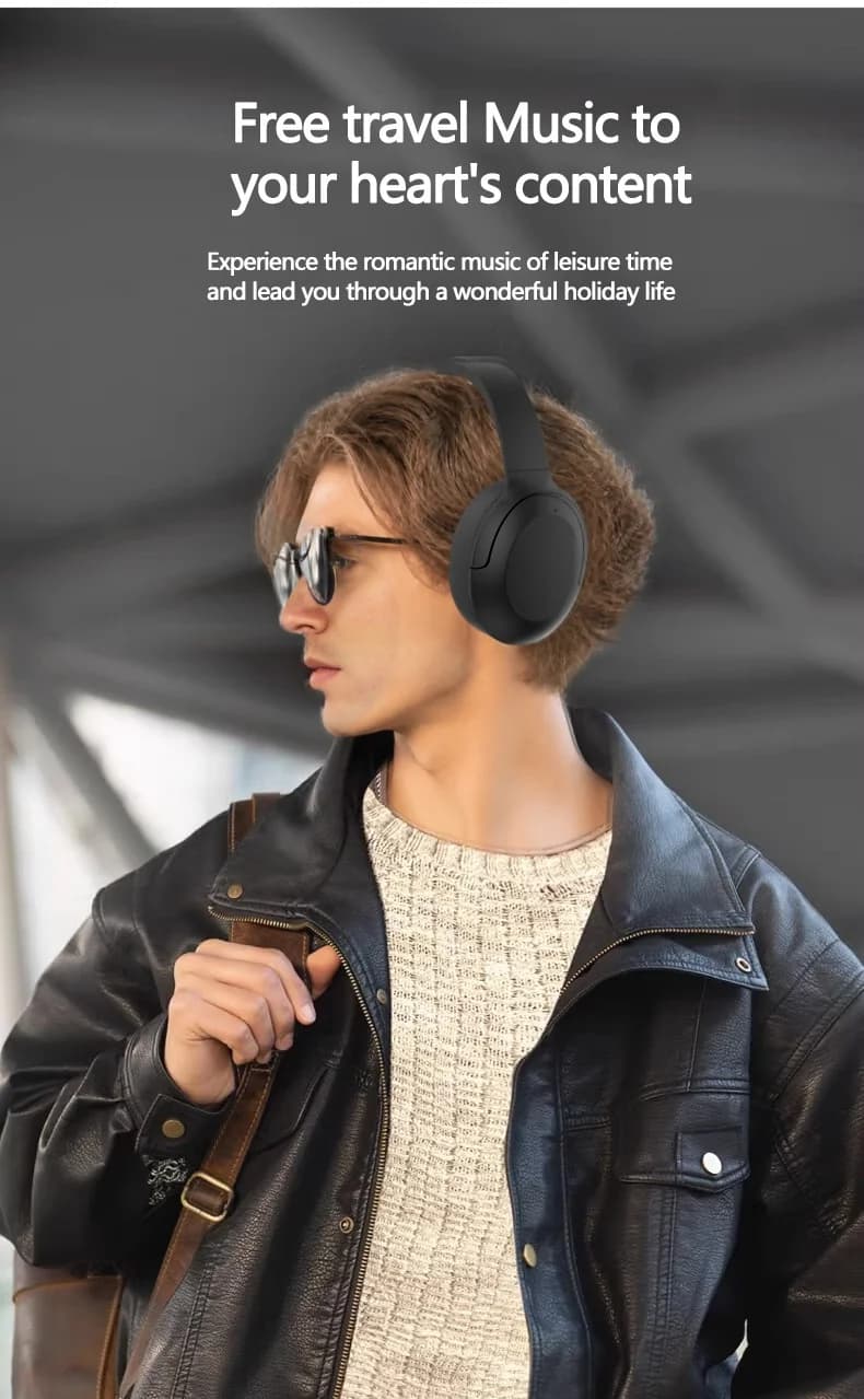 Brezžične slušalke z aktivnim hrupom ANC, Bluetooth 5.4