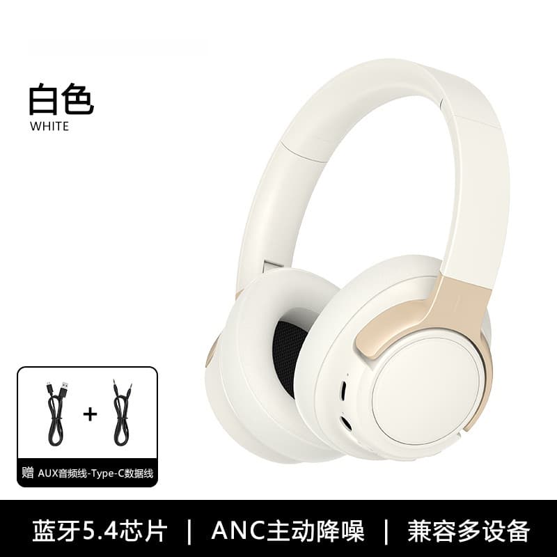Active Noise Cancelling Over-Ear Bluetooth Headphones Wireless