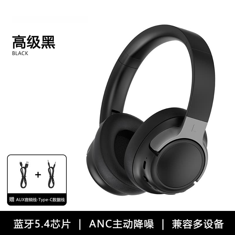 Active Noise Cancelling Over-Ear Bluetooth Headphones Wireless